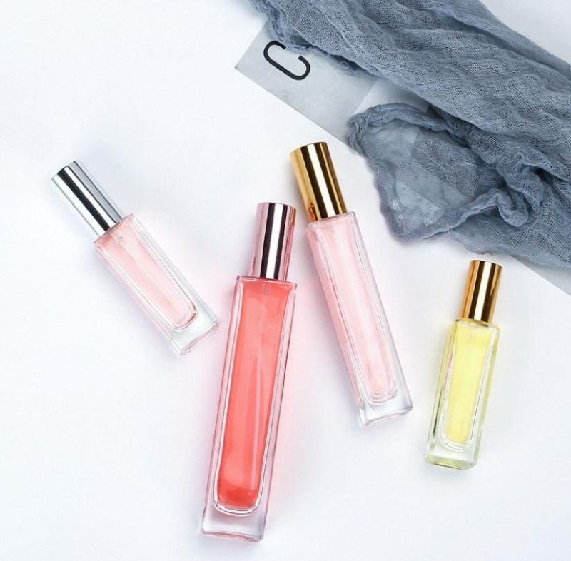 3ml 6ml 10ml 20ml Glass Perfume Spray Bottle with Aluminum Cap Mini Glass Cosmetic Packaging Bottle