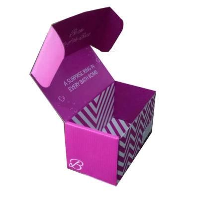 Factory Custom Cheap White and Pink Paper Box