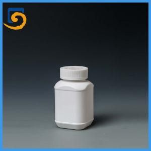 100g Plastic HDPE Square Pill /Powder/Capsule Container Factory (E101-100G)