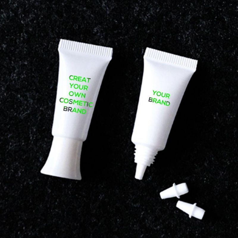 White Facial Cleanser Cosmetic Tubes PE 100ml Plastic Tube for Cosmetics Skincare Squeeze Cosmetic Tubes