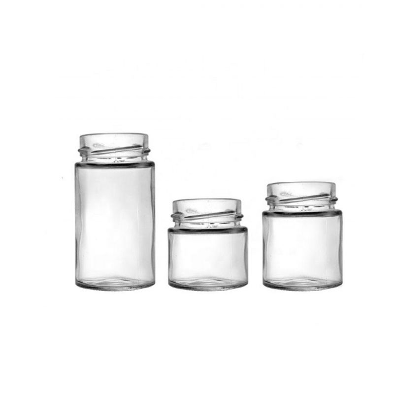 380ml Straight Side Jam Good Honey Glass Jar with Deep Lid