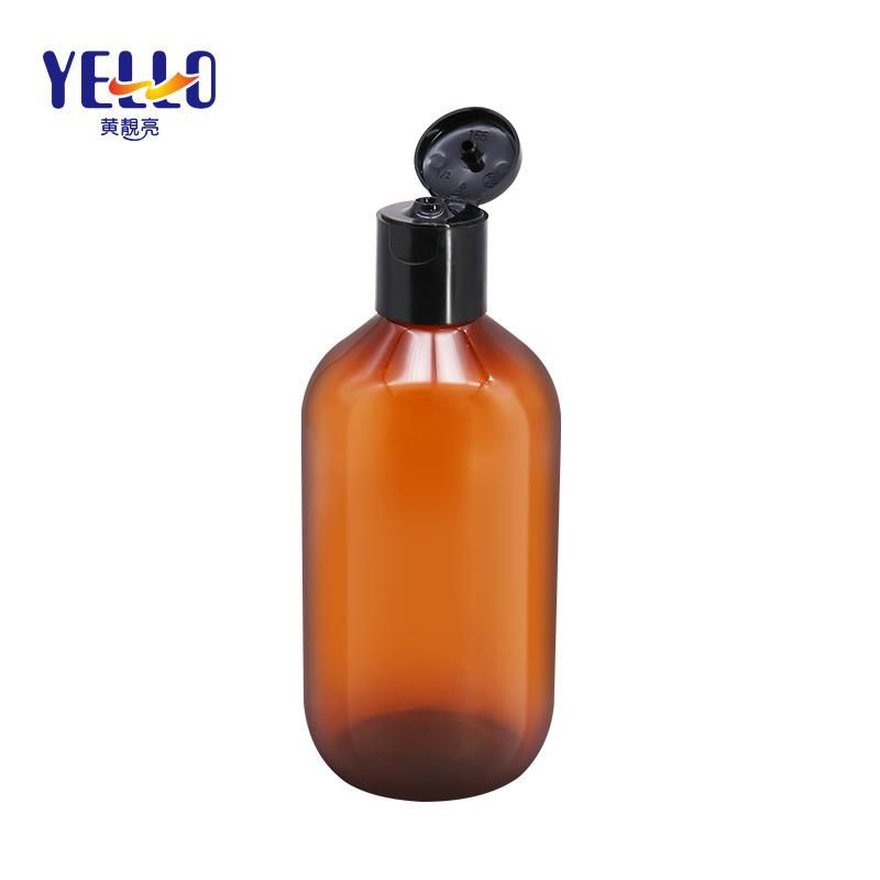 Cosmetic Botttles Pet 100ml 200ml 300ml 500ml Plastic Shampoo Brown Lotion Soap Bottle