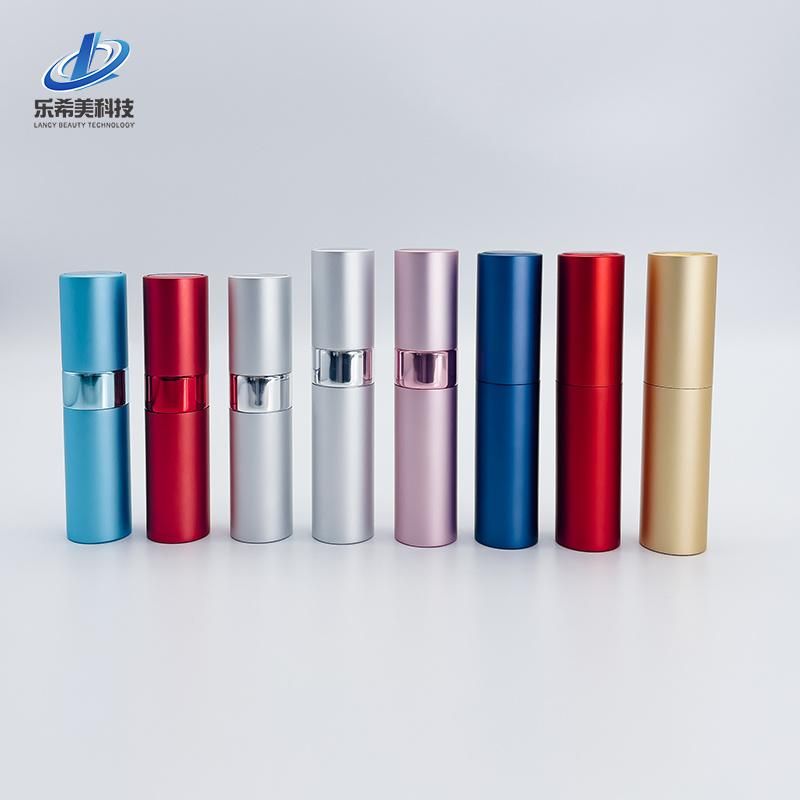 Aluminum Perfume Atomizer with Inner Glass Bottle