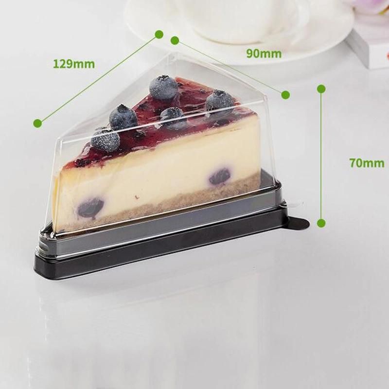 Clear Pet Small Triangle Slice Plastic Cake Boxes