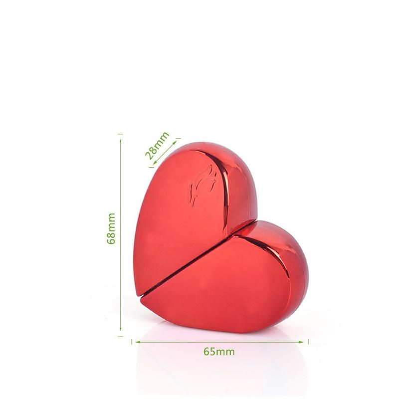 Empty Glass 25ml Lady Heart Shape Cute Portable Atomier Spray Fancy Perfume Bottle Fragrance Bottle