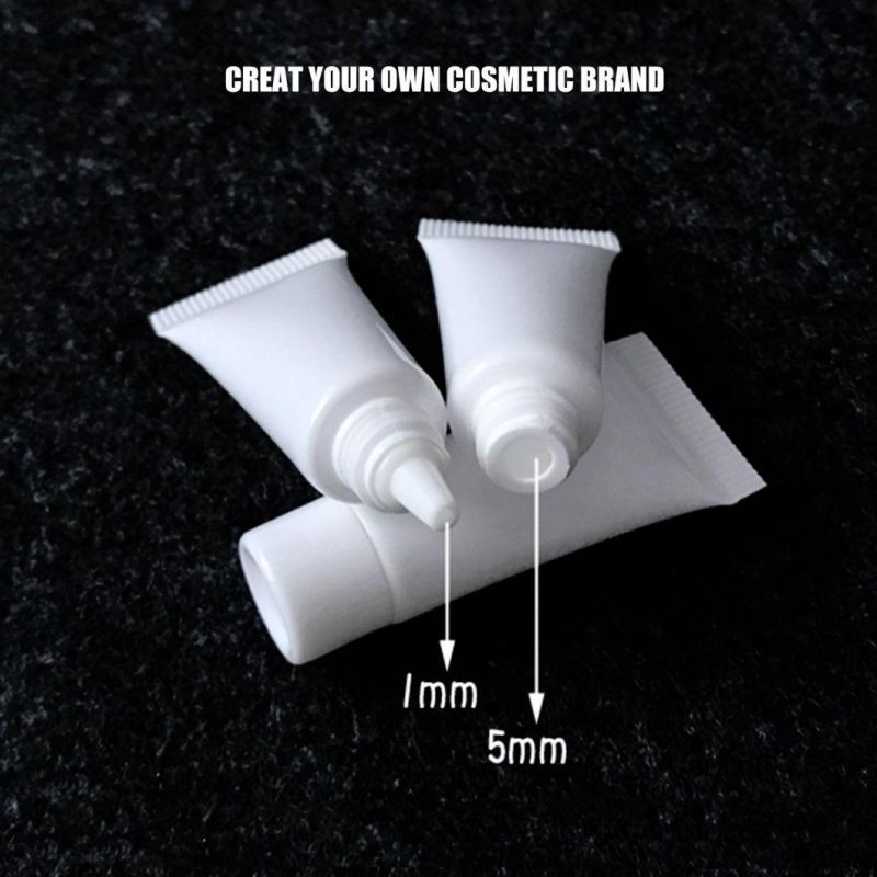 10ml 15ml 30ml 50ml 100ml 200ml Cheap Custom PE Plastic White Cosmetic Soft Tube Hot Stamping Clear Tubes for Facial Cleanser