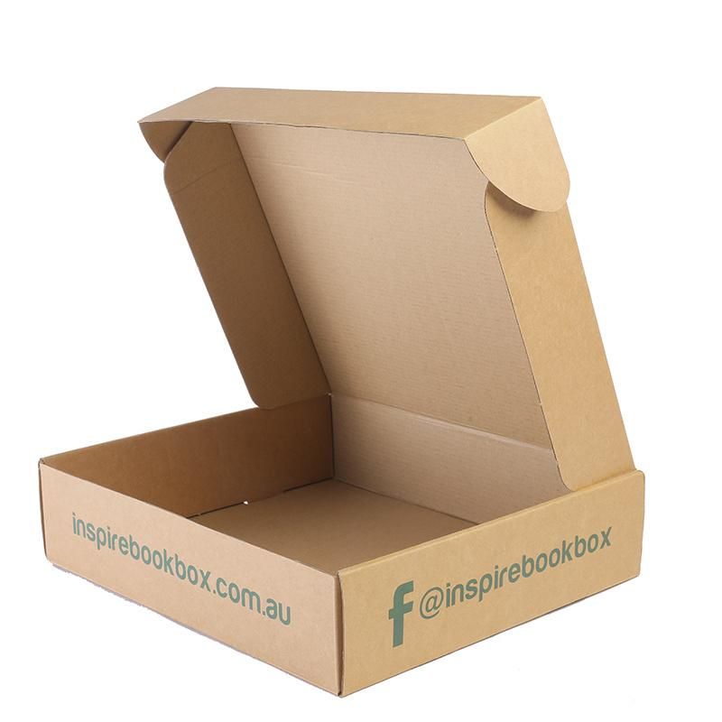 China Suppliers Brown Craft Corrugated Paper Mailer Box Package with Printing