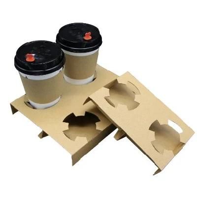 Corrugated Coffee Cup Holder with Logo