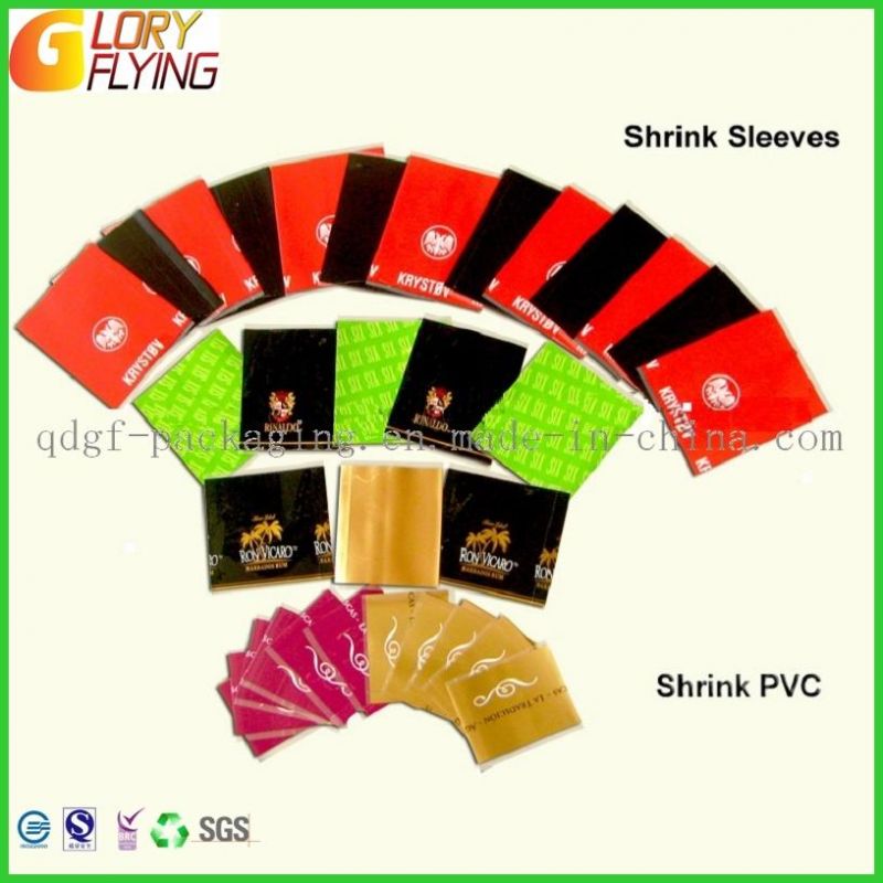 PVC/Pet Heat Shrink Sleeve Label for Plastic Bottles / High Quality Shrink Sleeve Label Machine for Cup