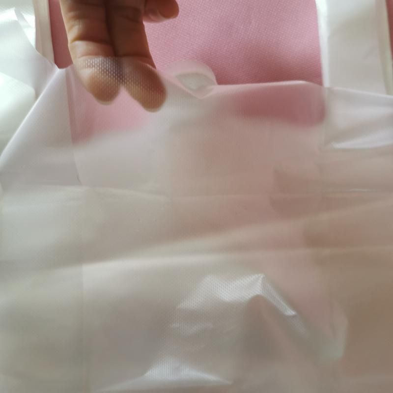 Factory Direct Selling HDPE Plastic Bags Customized Non-Toxic Handle Bag