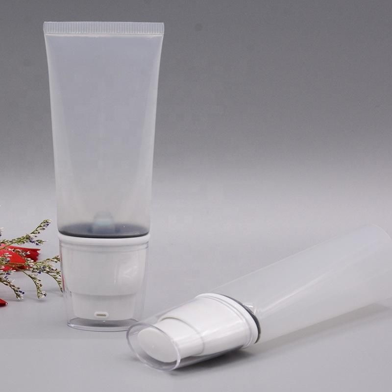 Gloss Make up Base Cream Airless Pump Cosmetic Plastic Tube