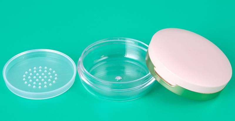 Factory Supply Luxury Round Compact Powder Case Loose Powder Case for Loose Powder Packaging