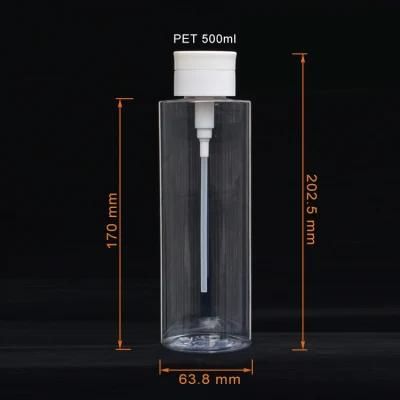 China Wholesale Luxury 300ml 400ml 500ml Clear Plastic Cosmetic Skincare Face Toner Pet Bottle