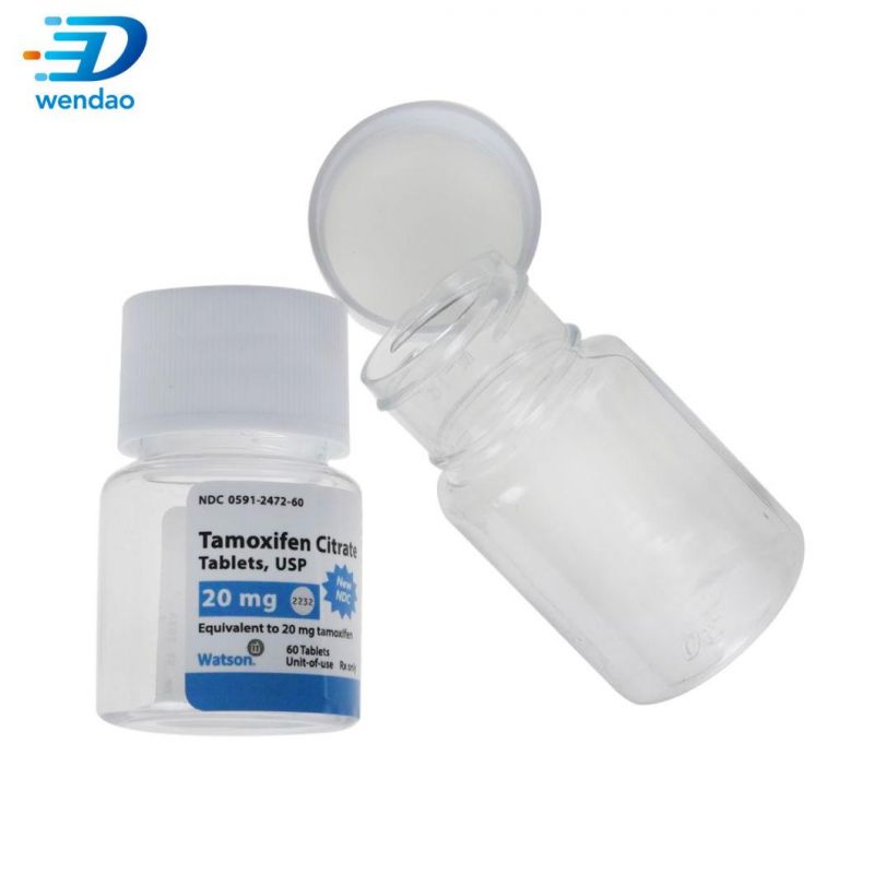 Wholesale HDPE Square Reagent Bottle 60ml Plastic Vials