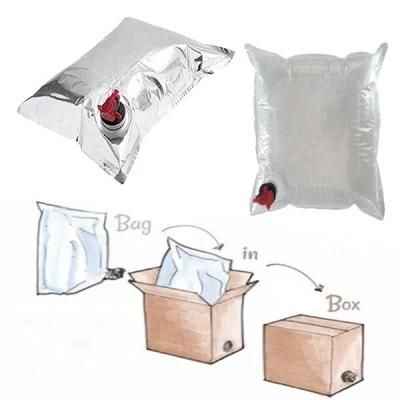 1.4L 1.5L 2L 3L 4L 5L Bib Bag in Box Aluminum Foil Oil Wine Bag in Box with Spout Tap for Liquid Packaging