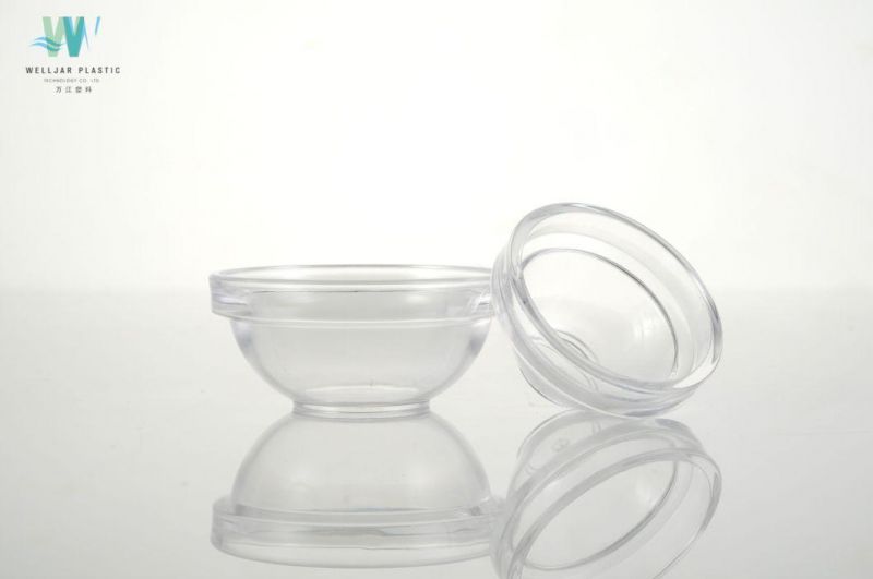 15g Transparent Plastic PS Mask Bowl