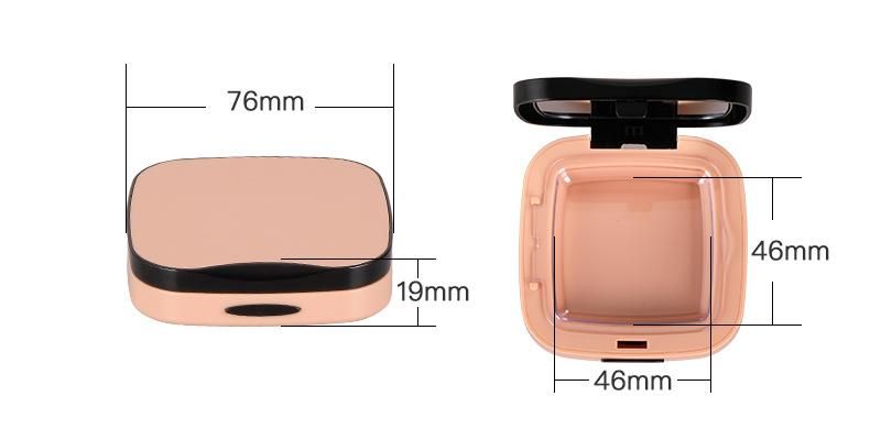 Customized 10g Press Powder Case Empty Compact Case with Mirror for Cosmetic Packaging