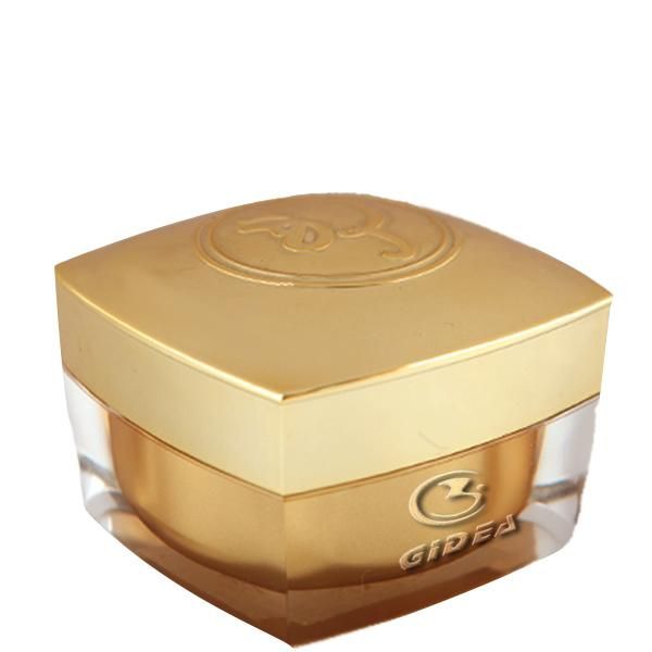 15ml 30ml 50ml Gold Square Acrylic Double Wall Plastic Cream Cosmetic Jar