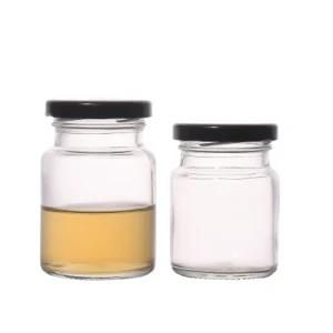 Manufacturers High Quality Customize Clear Round 75ml 150ml 200ml Glass Food Jar