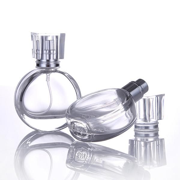 50ml Round Fancy Luxury Empty Perfume Glass Bottle with spray Cap