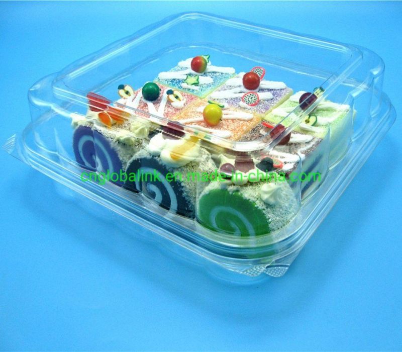 Disposable Plastic Food Container for Cake