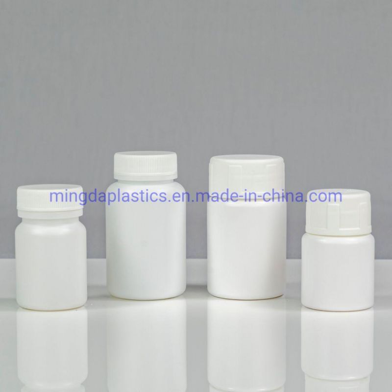 225ml Tablets/Capsule/Pill Empty White Plastic Packaging Medicine HDPE Bottle Manufacturer