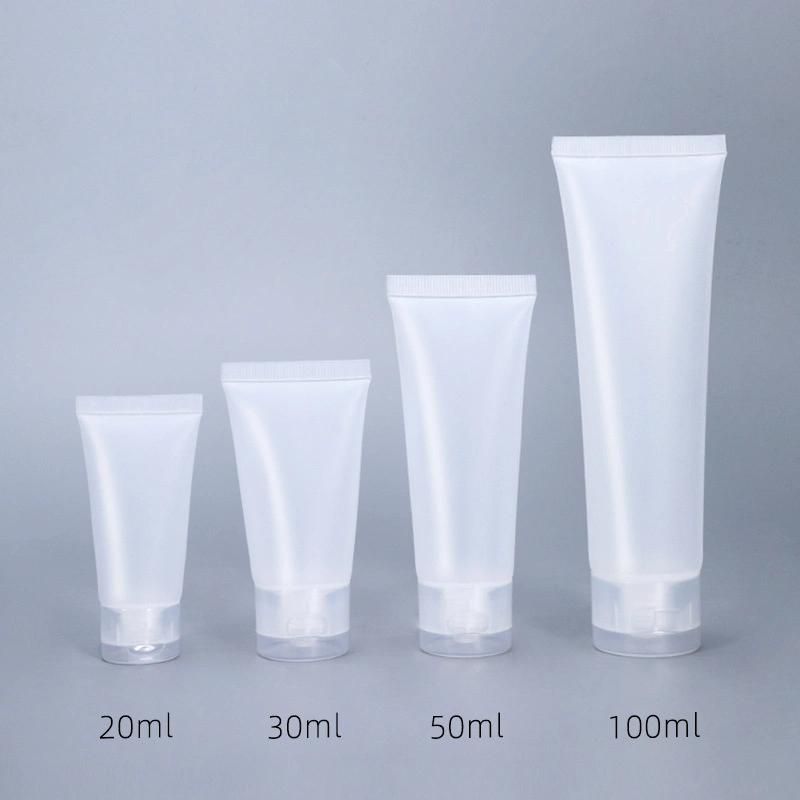 Clear Color Plastic Tube for Suncream Packaging Tube