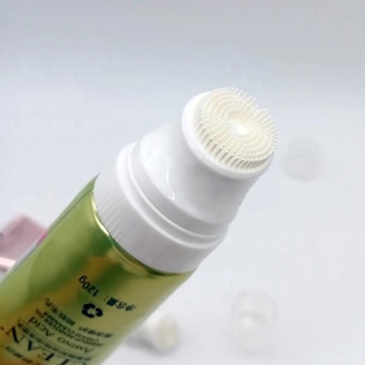 Facial Cleanser Tube Cleanser Brush Applicator Empty Cosmetic Creams Packaging