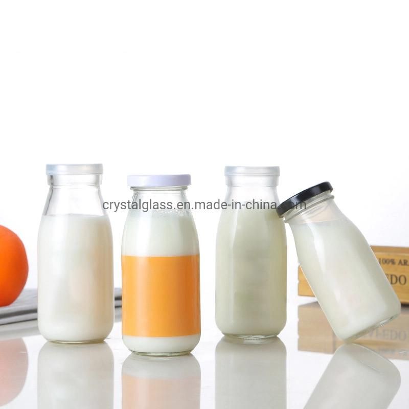 32oz 1000ml Customized Printing Round Milk Glass Bottle