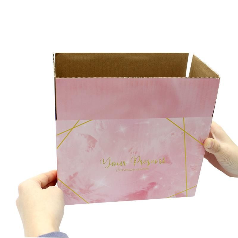 Free Design Custom Logo Carton Foldable Electronics Mailing Shipping Paper Box Corrugated Box Paper Mail Box