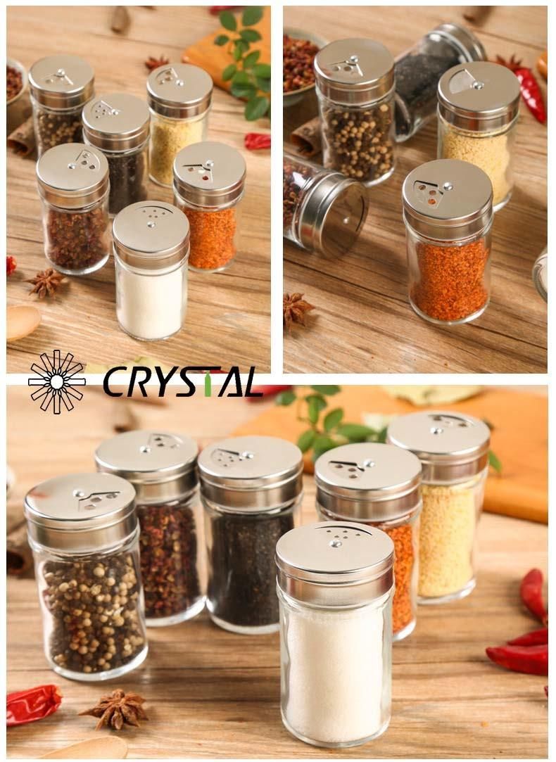 Spice Bottle with Stainless Steel Cap