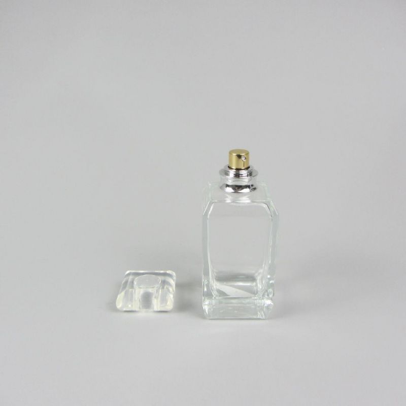 Hot Sell Perfume Glass 100ml Rectangular Square Perfume Glass Bottle