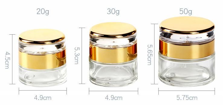 China Supplier for Cosmetic Cream Jar 30g 50g