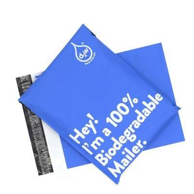 Manufacturer Custom Color Logo Envelope Type Packaging Bags Starch Bolsas Biodegradable Plastico