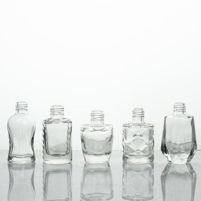 Cosmetic Bottle 5 Ml 8 Ml Luxury Round Empty Nail Polish Oil Glass Bottles