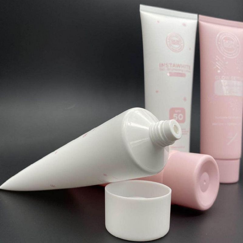 Empty PE Bb Lotion Hand Cream Packaging Soft Cosmetic Plastic Tube