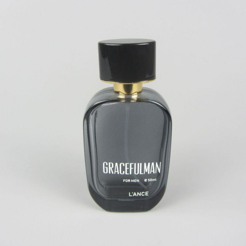 Custom Luxury Crimp Spray Emtpy Glass 50ml Perfume Bottle