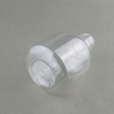 250ml Plastic Bottle, Transparent Plastic Pet Bottle with White Lotion Pump for Hand Soap