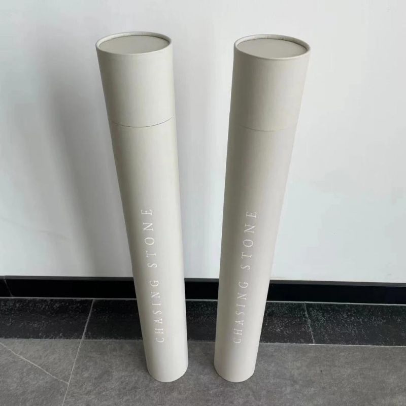 Firstsail Hot Sale Custom Print Cardboard Long Shipping Mailing Paper Tube Packaging Boxes for Gift Yoga Mat Collection Calligraphy