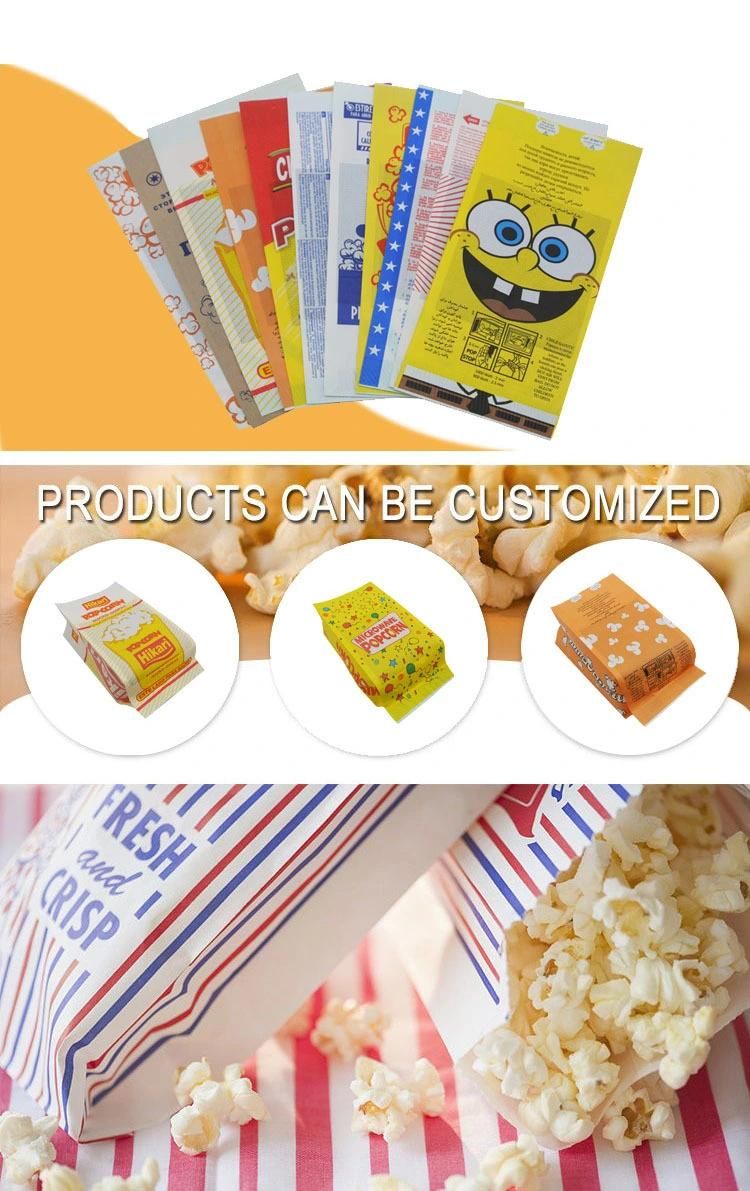 Microwave Kraft Bag/Microwae Popcorn Bag/Paper Popcorn Bag/Ecofriendly Cookie Pouch