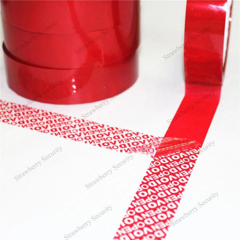 Customized Logo Adhesive Tape Security / Void Label / Security Void Tape