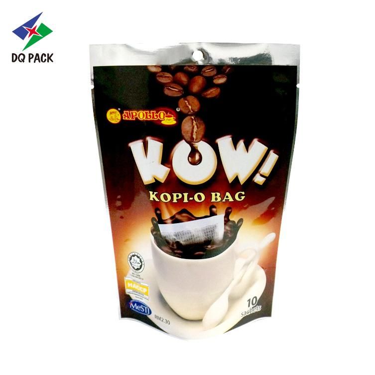 Coffee Powder Packaging Stand up Pouch Without Zipper