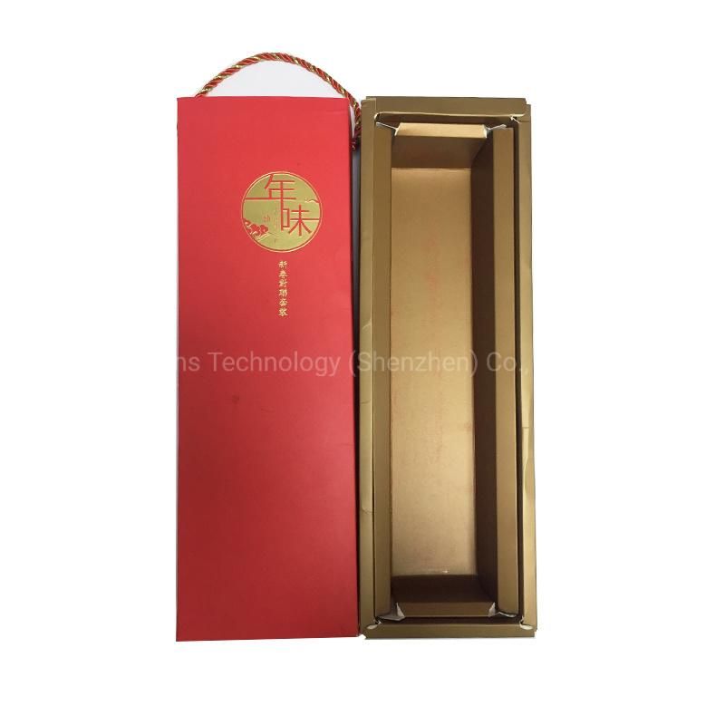 Chinese Custom Celebration Festival Storage Drawer Paperbox with Hanging Belt