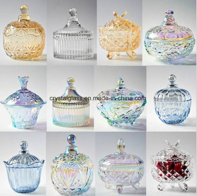 Glass Candy Jar Home Decoration Storage Glass Jar