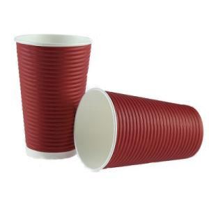 16oz Ripple Paper Cup with Printing and Design