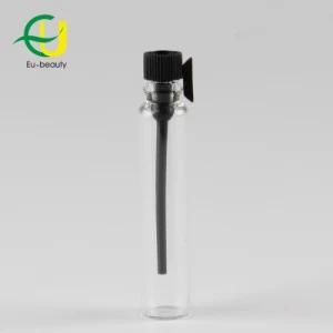 2ml Black Perfume Spray Sample Tubular Glass Bottle