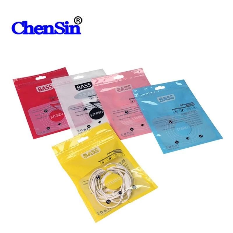 11*16 Plastic Packaging Bag for Earphones Zipper Bags