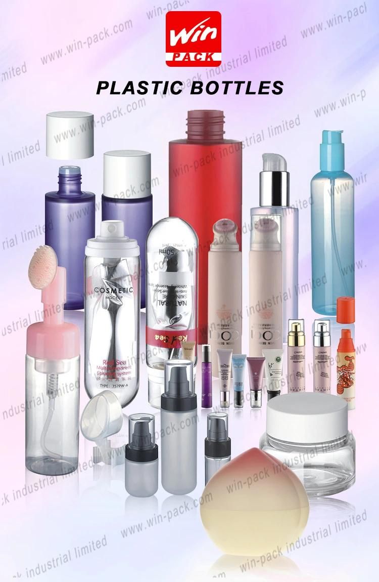 Hot Sell Transparent Aluminum Dropper Acrylic Bottle Cosmetic Package