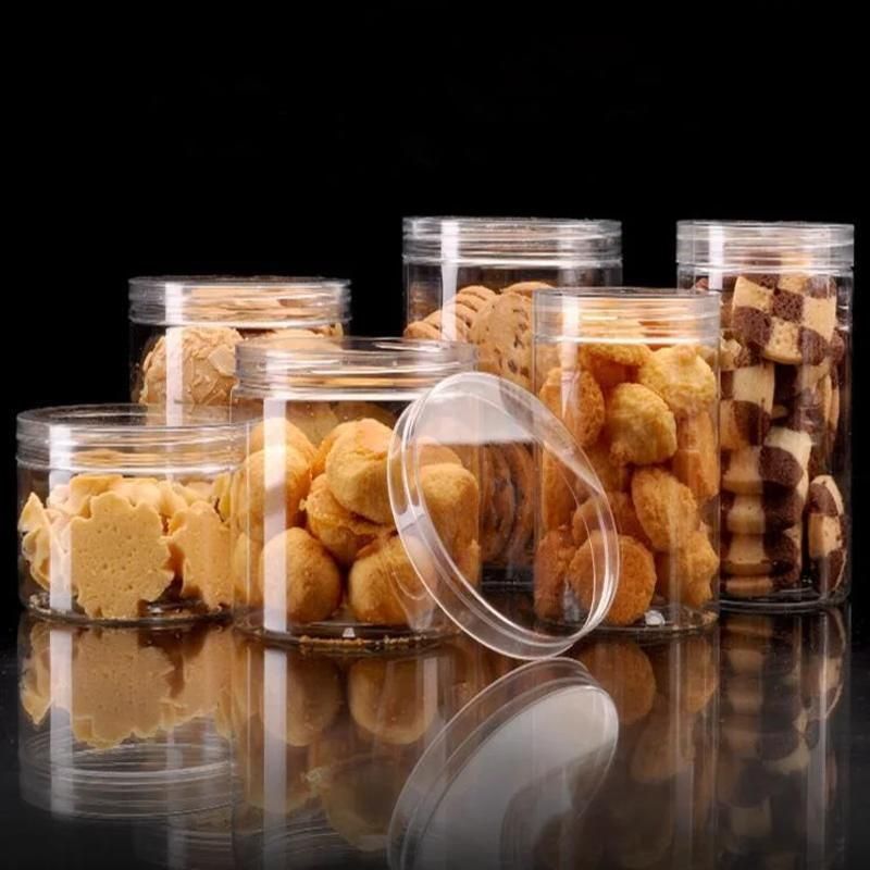 Plastic Food Jar 500g Pet Plastic Jar with Aluminum Lid