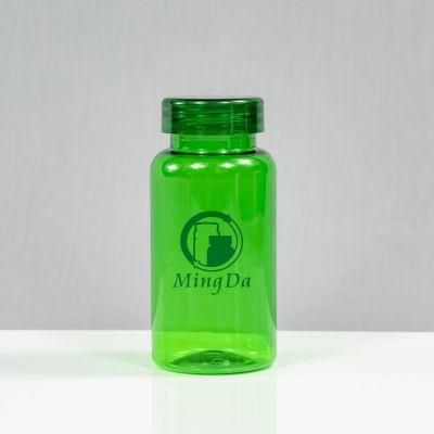 120ml Supplement Packaging Plastic Glossy Bottle Manufacturer Pet with Plastic Lid